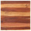 vidaXL Tischplatte Massivholz Akazie 25-27 mm 70x70 cm