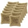 vidaXL Kissen mit Kissen HEERLEN 6 Stk. Hellgrau PV Fleece