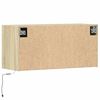 vidaXL TV-Wandschrank mit LED-Beleuchtung Sonoma-Eiche 80x31x38 cm
