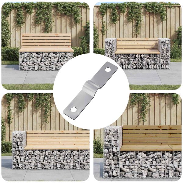 vidaXL Einschlagplatte 9000 pcs Silber Eisen