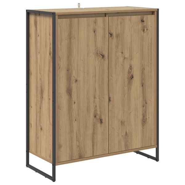 vidaXL Schuhschrank Kunsthandwerk Eiche 79 x 36 x 100 cm Holzwerkstoff
