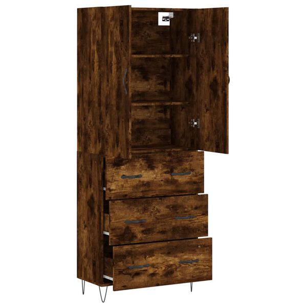 vidaXL Highboard R&auml;uchereiche 69,5x34x180 cm Holzwerkstoff