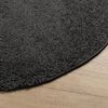 vidaXL Teppich Shaggy Hochflor Modern Anthrazit &Oslash; 120 cm