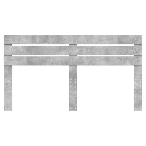vidaXL Kopfteil Beton Grau 200 cm Holzwerkstoff