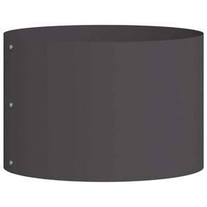 vidaXL Pflanzenring Schwarz 30 x 30 x 20 cm Kaltgewalzter Stahl