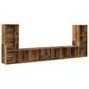 vidaXL TV-Schrankset 4 pcs Altholz 37 x 35 x 107 cm Holzwerkstoff