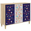 vidaXL Sideboard MAINZ Sonoma 102 x 33 x 75 cm Holzwerkstoff
