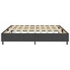 vidaXL Boxspring-Bettgestell Grau Stoff 200x200 cm