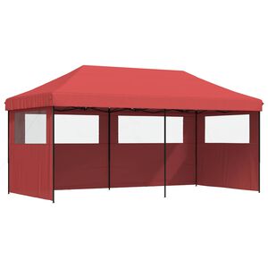 vidaXL Partyzelt 292 x 580 x 315 cm Bordeauxrot Oxford-Stoff