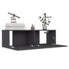 vidaXL TV-Schrank Grau 100x30x30 cm Holzwerkstoff