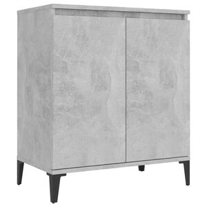 vidaXL Sideboard Betongrau 60x35x70 cm Holzwerkstoff