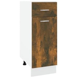 vidaXL Unterschrank mit Schublade Lyon R&auml;uchereiche 30x46x81,5 cm