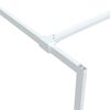 vidaXL Duschwand f&uuml;r Begehbare Dusche Wei&szlig; 115x195 cm ESG-Klarglas