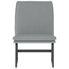 vidaXL Loungesessel Hellgrau 52x75x76 cm Stoff