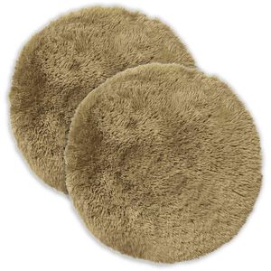 vidaXL Kissen mit Kissen HEERLEN 6 Stk. Hellgrau PV Fleece