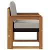 vidaXL Outdoor-Sofagarnitur Massives Akazienholz und Textilene