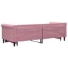 vidaXL Tagesbett Ausziehbar Rosa 80x200 cm Samt