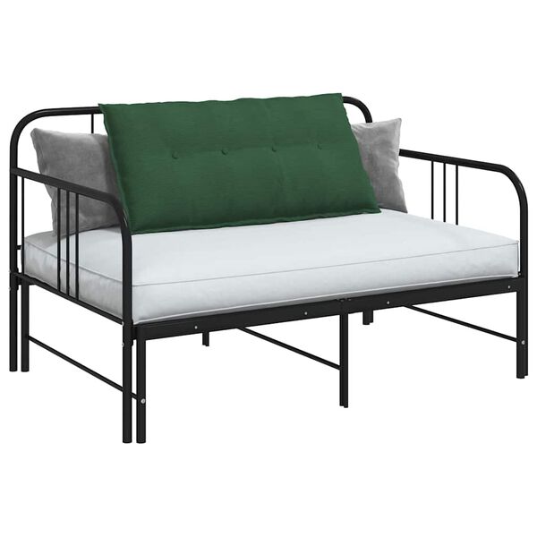 vidaXL R&uuml;ckenkissen Dschungelgr&uuml;n 100 x 50 cm Cordstoff