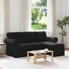 vidaXL Sofa 160cm Schwarz Metall