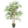 vidaXL Bambusbaum K&uuml;nstlich 730 Bl&auml;tter 120 cm Gr&uuml;n