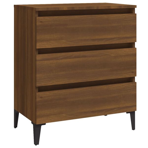 vidaXL Sideboard Braun Eichen-Optik 60x35x69 cm Holzwerkstoff