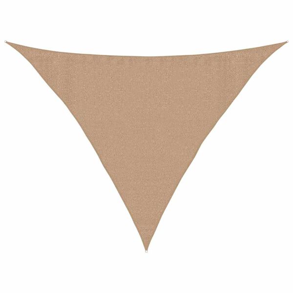 vidaXL Sonnensegel 160 g/m² Taupe 4x4x5,8 m HDPE