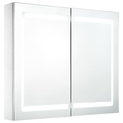 vidaXL LED-Spiegelschrank 80x12,2x68 cm