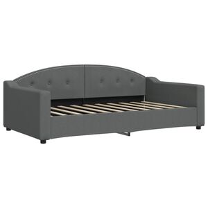 vidaXL Tagesbett Dunkelgrau 100x190 cm Stoff