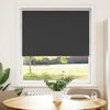 vidaXL Verdunkelungsrollo Schwarz 110x150 cm Stoffbreite 105,7 cm