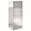 vidaXL Paketdrop-Box mit Speicher Silber 47,5 x 38 x 59 cm Edelstahl