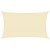 vidaXL Sonnensegel 160 g/m&sup2; Creme 5x8 m HDPE