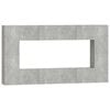 vidaXL 8-tlg. TV-Schrank-Set Betongrau Holzwerkstoff