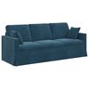 vidaXL Sofa 2 pcs Blau Gesamtabmessungen: 198 x 78 x 80 cm (B x T x H)