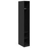 vidaXL Kleiderschrank Schwarz Eichen-Optik 50 x 30 x 200 cm