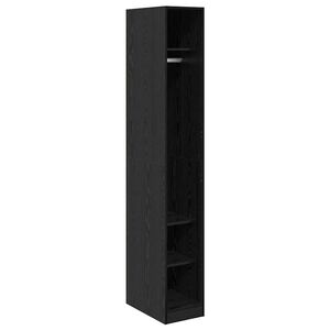 vidaXL Kleiderschrank Schwarz Eichen-Optik 30 x 50 x 200 cm
