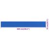vidaXL Balkon-Sichtschutz Blau 75x600 cm HDPE