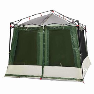 vidaXL Innenzelt mit Dach mit Speicher Gr&uuml;n 291 x 291 x 240 cm Taft
