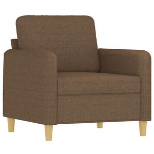 vidaXL Sessel Braun 60 cm Stoff
