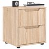 vidaXL Nachttisch VISNES Sonoma-Eiche 45x40x50 cm Holzwerkstoff