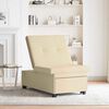 vidaXL Pull-Out Schlafsofa Creme 194 x 50 x 82 cm Sperrholz