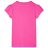Kinder-T-Shirt Dunkelrosa 140