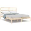 vidaXL Massivholzbett 135x190 cm