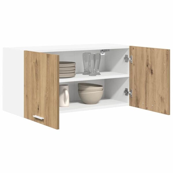 vidaXL H&auml;ngeschrank Artisan-Eiche 80 x 31 x 40 cm Holzwerkstoff
