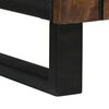 vidaXL Sideboard Braun 40 x 33 x 75 cm massives Mangoholz