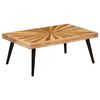 vidaXL Couchtisch Massivholz Mango 90x55x36 cm