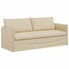 vidaXL Sofa 2 pcs Creme 196 x 82 x 85 cm Stoff