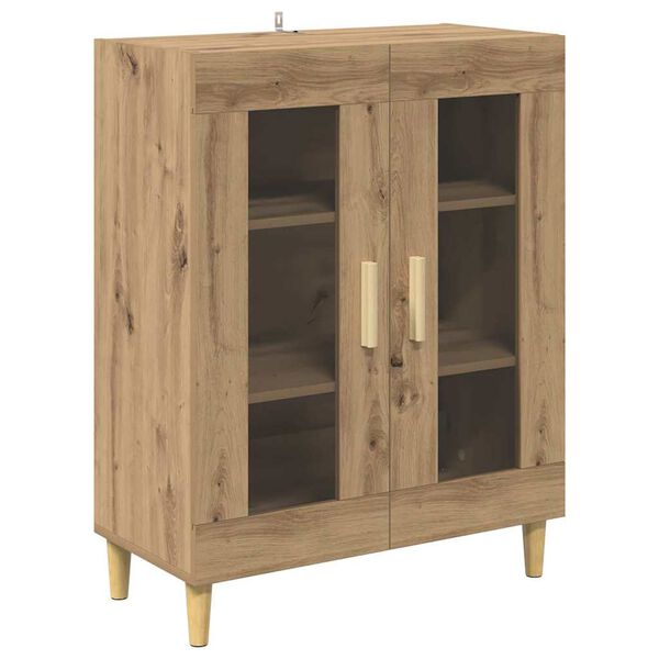 vidaXL Sideboard Artisan-Eiche 69,5 x 34 x 90 cm Holzwerkstoff