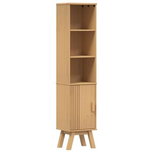 vidaXL Badezimmer Schrank mit Regal Olden Braun 35 x 30 x 159 cm