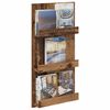 vidaXL Magazinregal mit Regal Altholz 51 x 11 x 102 cm Holzwerkstoff
