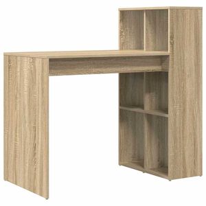 vidaXL Schreibtisch Sonoma-Eiche 108 x 55 x 103.5 cm Holzwerkstoff